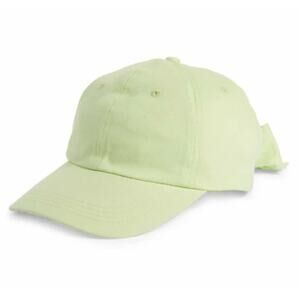 BP. Women's Solid Green Bow Adjustable Strap Baseball Cap One Size NWOT